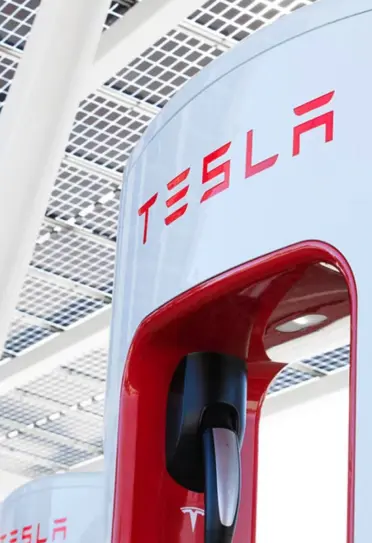 Tesla Supercharger Closeup