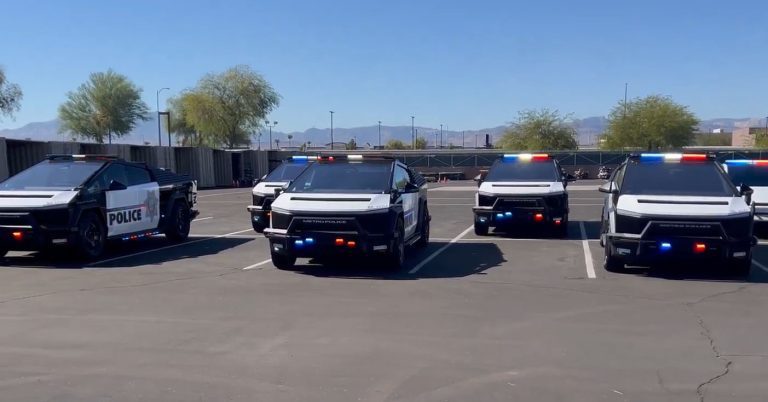 Las Vegas Police unveils its fleet of bulletproof patrol Cybertrucks (list of features, videos, pics)