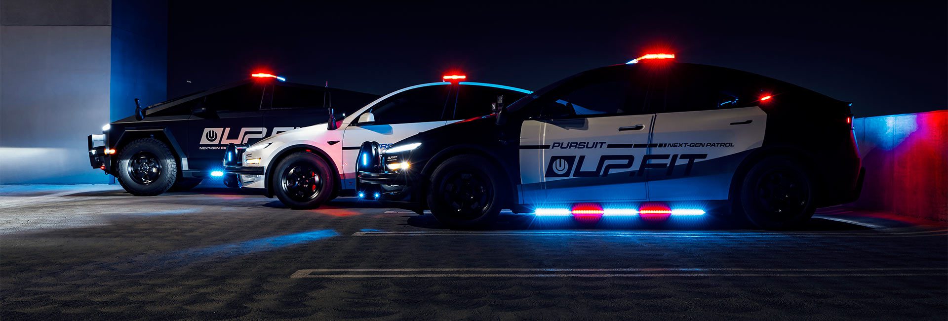 UP.FIT Tesla Police Vehicles