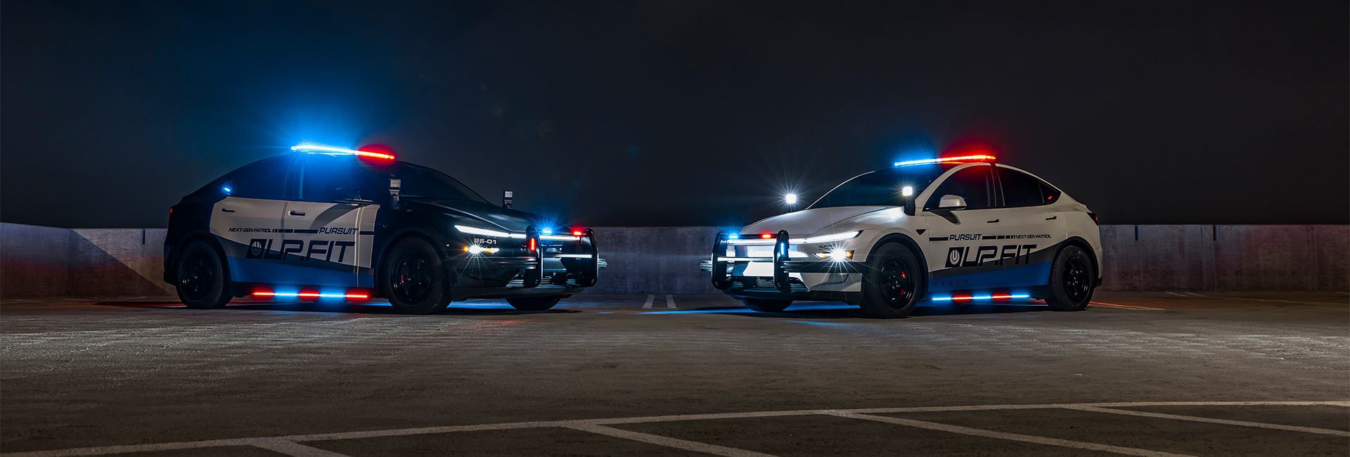 UP.FIT Tesla Model Y Police Car - Hero