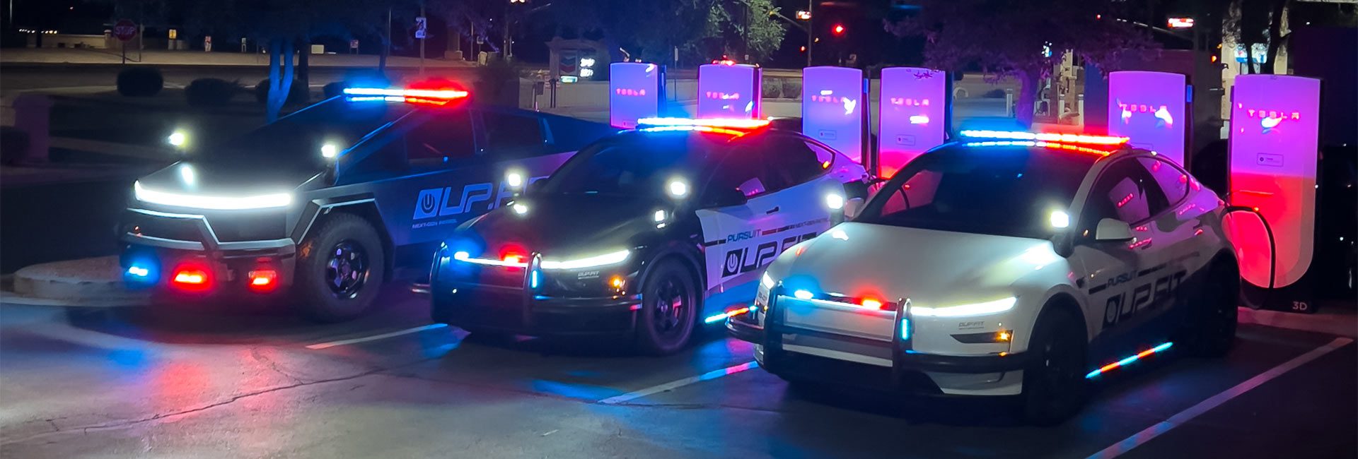 UP.FIT Tesla Model Y Police Car - Hero
