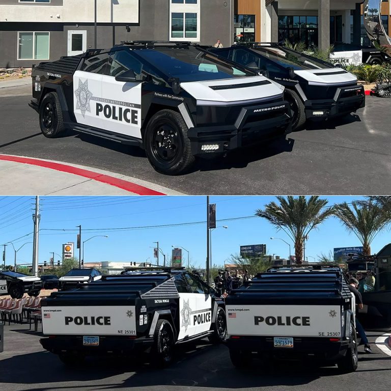 Las Vegas Police Adds Ten Tesla Cybertrucks to Fleet, Modified by Unplugged Performance’s UP.FIT